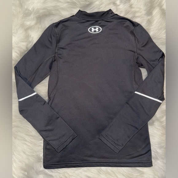 Under Armour Women's ColdGear Authentics Mock Neck Gray Size XS.✨✨ - Picture 3 of 4
